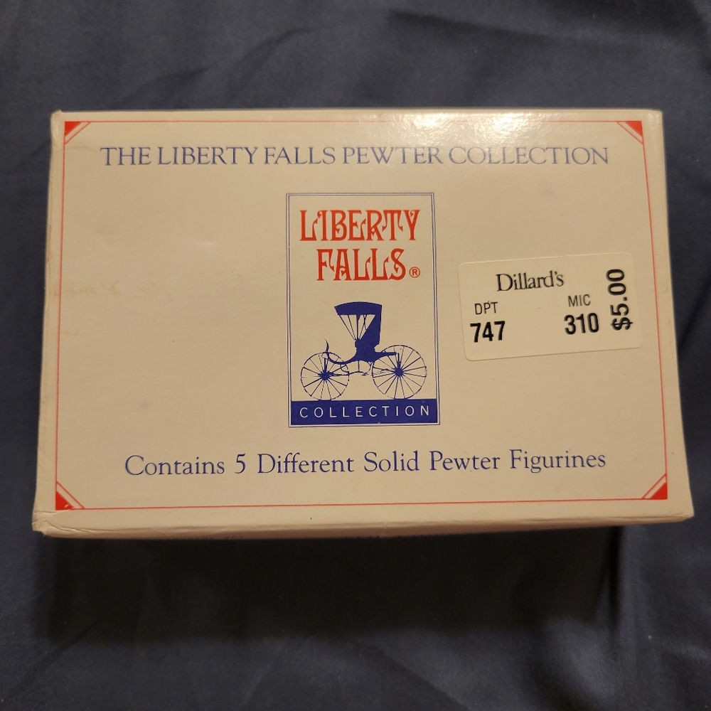 Liberty falls pewter collection NIB 1996 figurine set - Picture 3 of 8